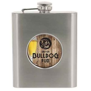 6 oz. Stainless Steel Flask - 2" Insert