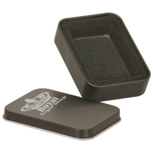 Black Metal Tin Lighter Case